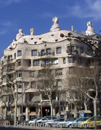 Pedrera Building (Milà House) by Architect Antonio Gaudi